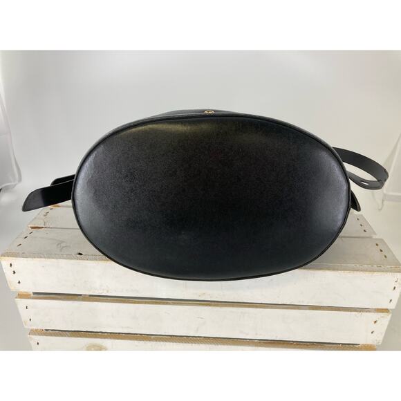 MICHAEL KORS, LARGE BLACK PEBBLED LEATHER SHOULDER BAG - Picture 6 of 11